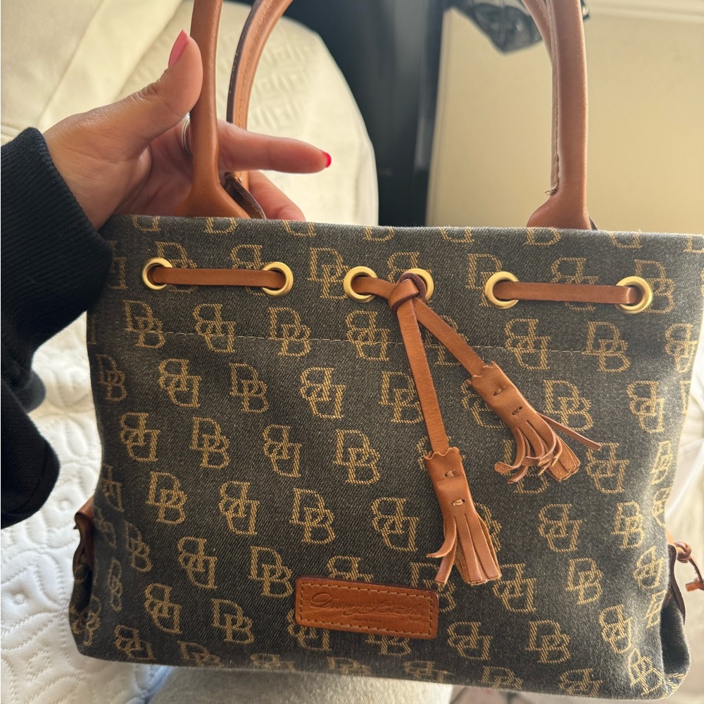 Dooney & Bourke Signature Monogram Canvas Handbag
